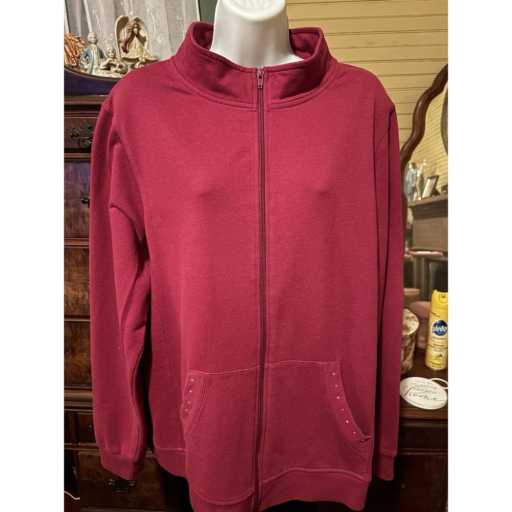 Bobbie Brooks Size 1x/2x Women’s Track Suit Rhinestones